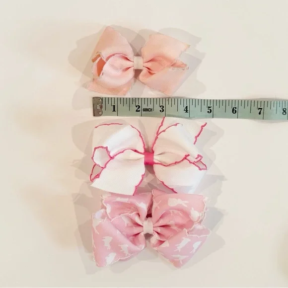 Girls Moonstitch Hair Bows - Picture 6 of 6